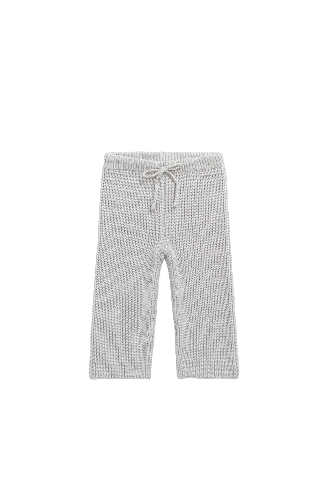 OG Morgan Knit Pant - Light Grey Marle Childrens Pant from Jamie Kay NZ