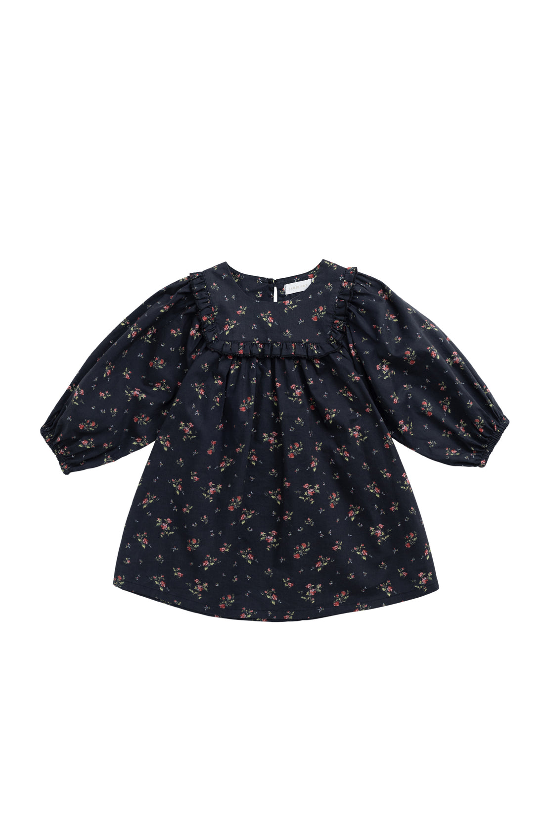 Organic Cotton Amira Dress - Bianca Noir Childrens Dress from Jamie Kay NZ
