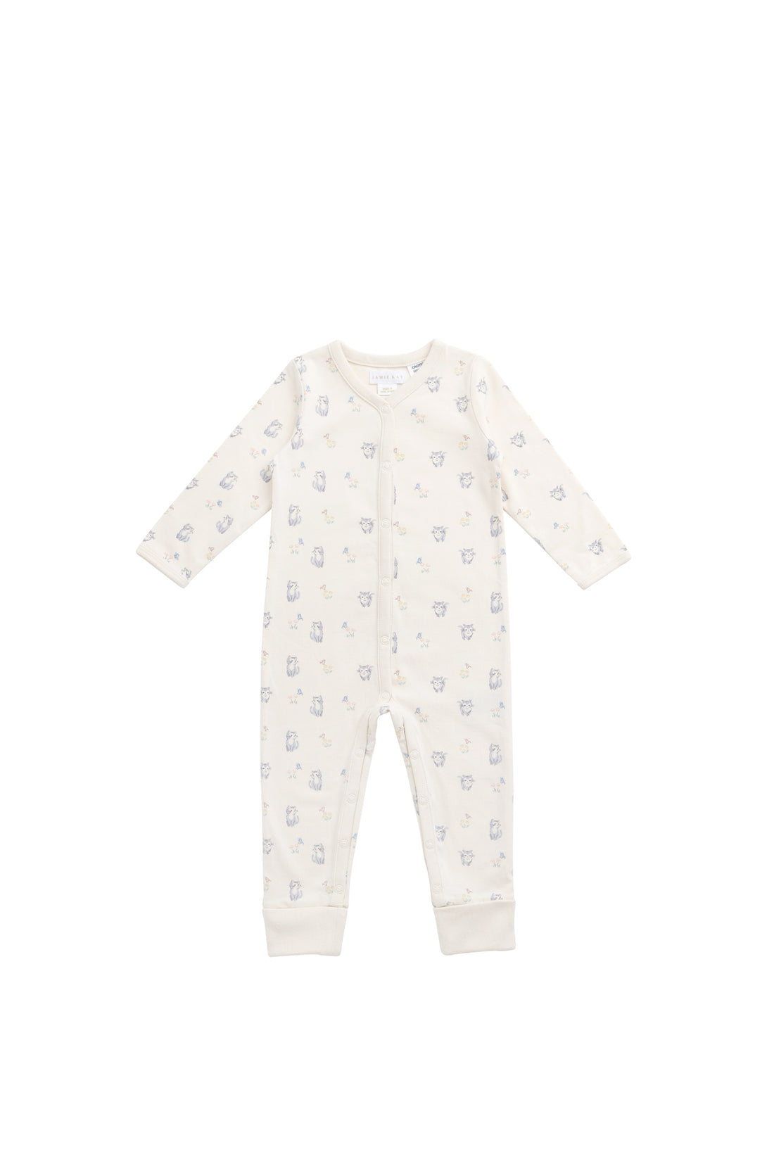 Organic Cotton Amory Onepiece - Charlies Butterflies Childrens Pyjama from Jamie Kay NZ