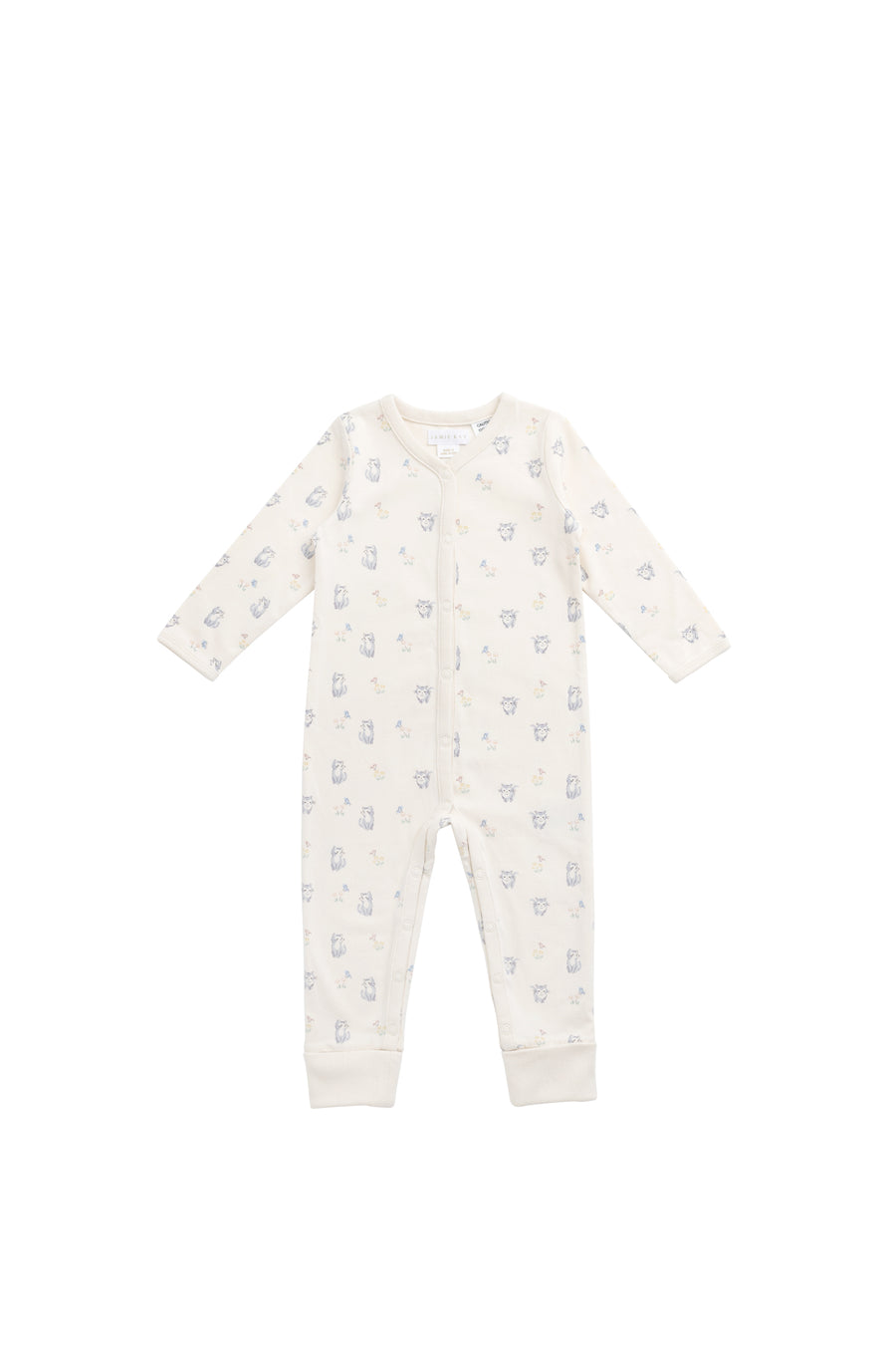 Organic Cotton Amory Onepiece - Charlies Butterflies Childrens Pyjama from Jamie Kay NZ