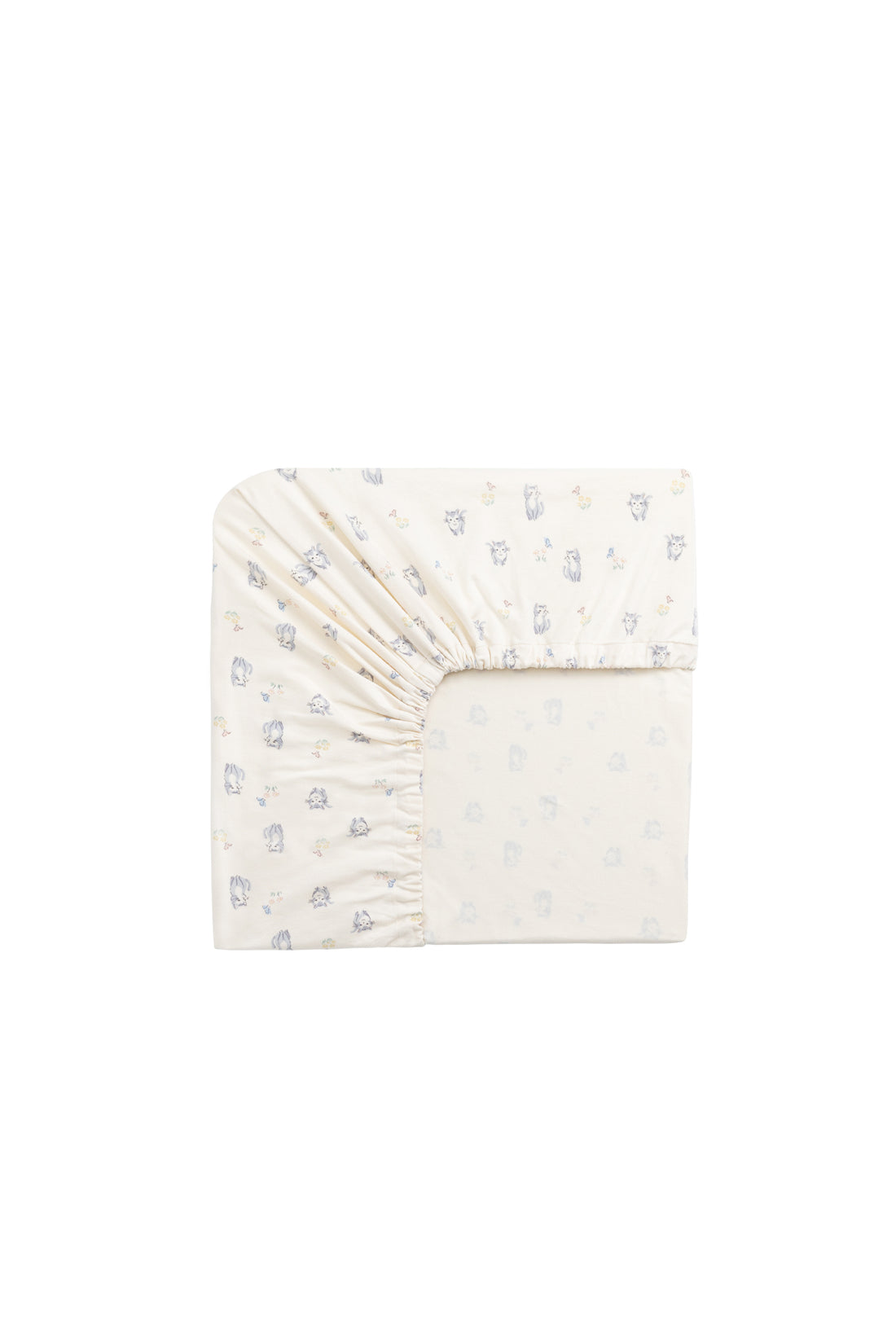 Organic Cotton Cot Sheet - Charlies Butterflies Childrens Pyjama from Jamie Kay NZ