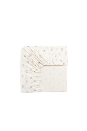 Organic Cotton Cot Sheet - Charlies Butterflies Childrens Pyjama from Jamie Kay NZ