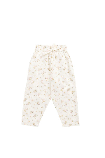 Organic Cotton Elodie Pant - Bianca Antique Childrens Pant from Jamie Kay NZ