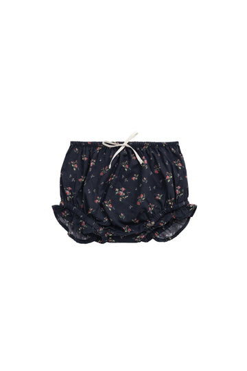 Organic Cotton Frill Bloomer - Bianca Noir Childrens Bloomer from Jamie Kay NZ