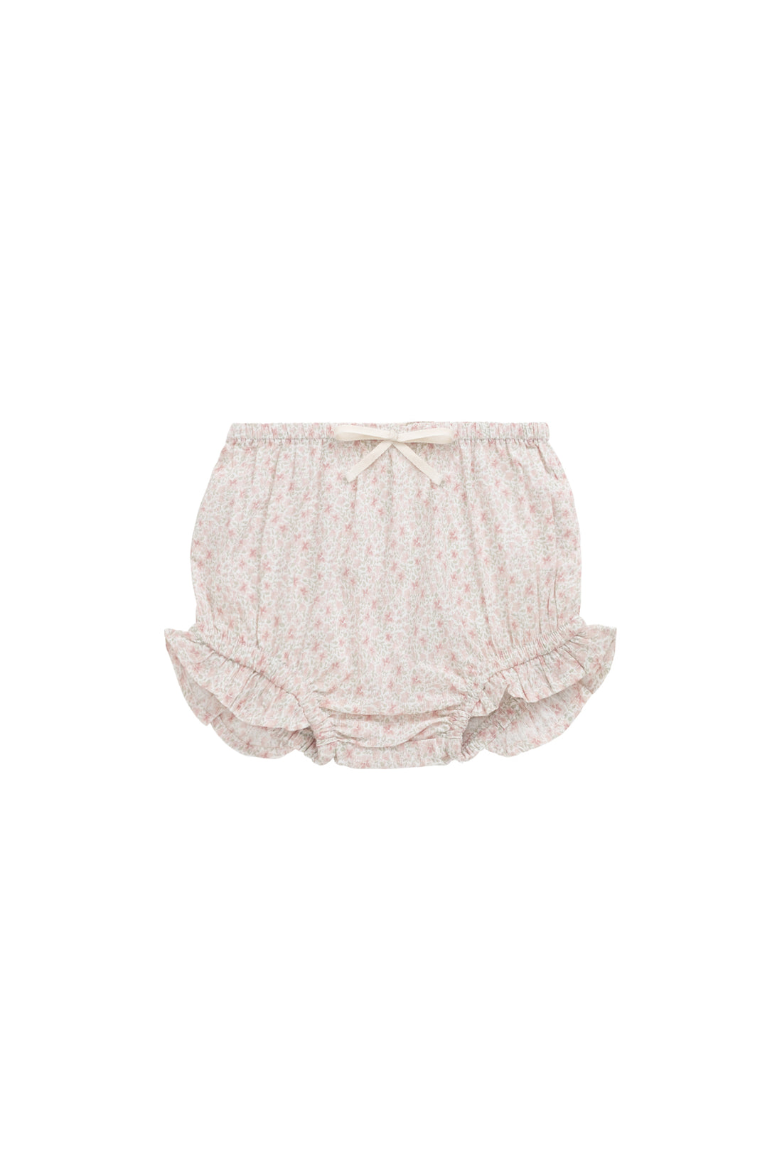 Organic Cotton Frill Bloomer - Claudette Rose Childrens Bloomer from Jamie Kay NZ