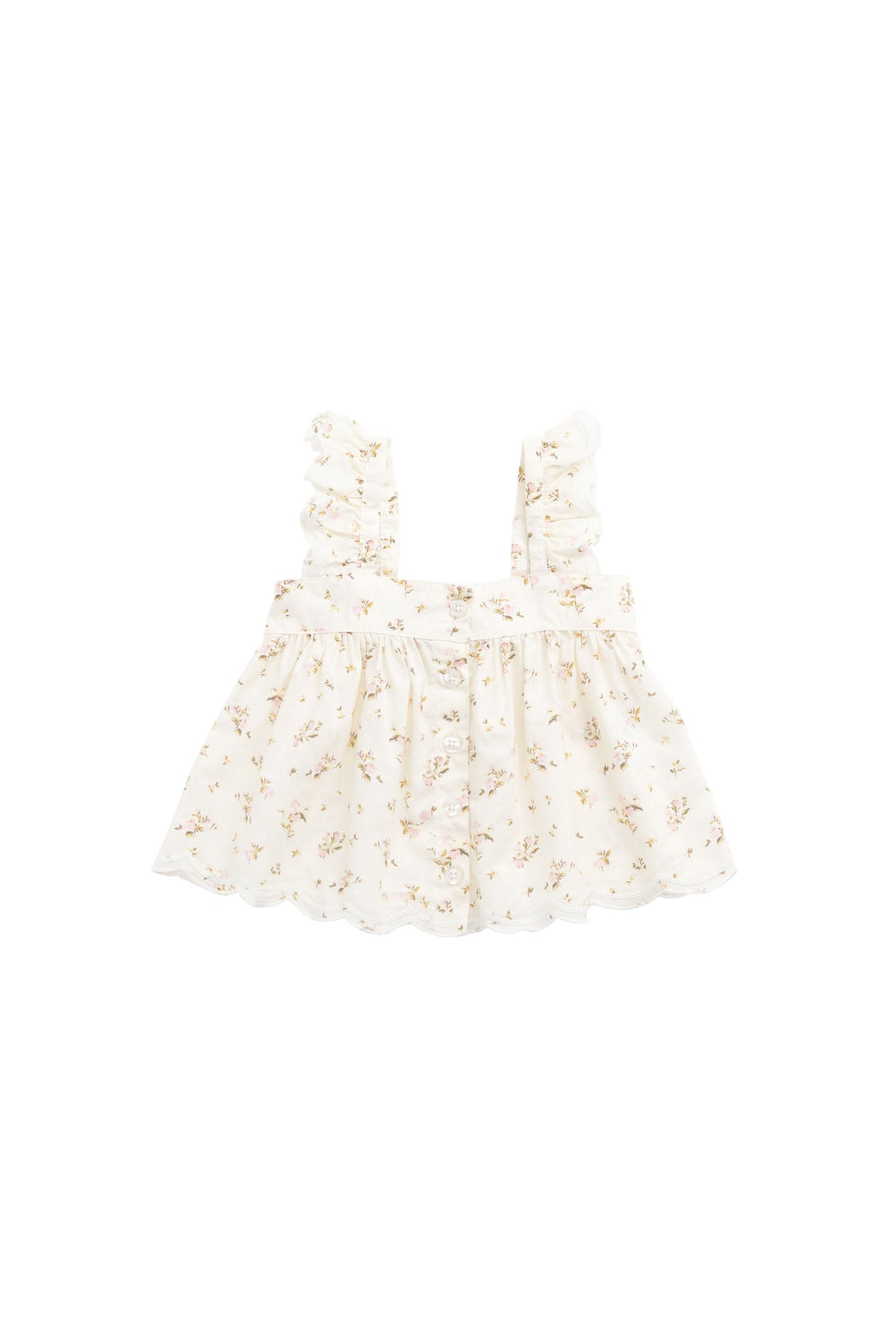 Organic Cotton Haylen Top - Bianca Antique Childrens Top from Jamie Kay NZ