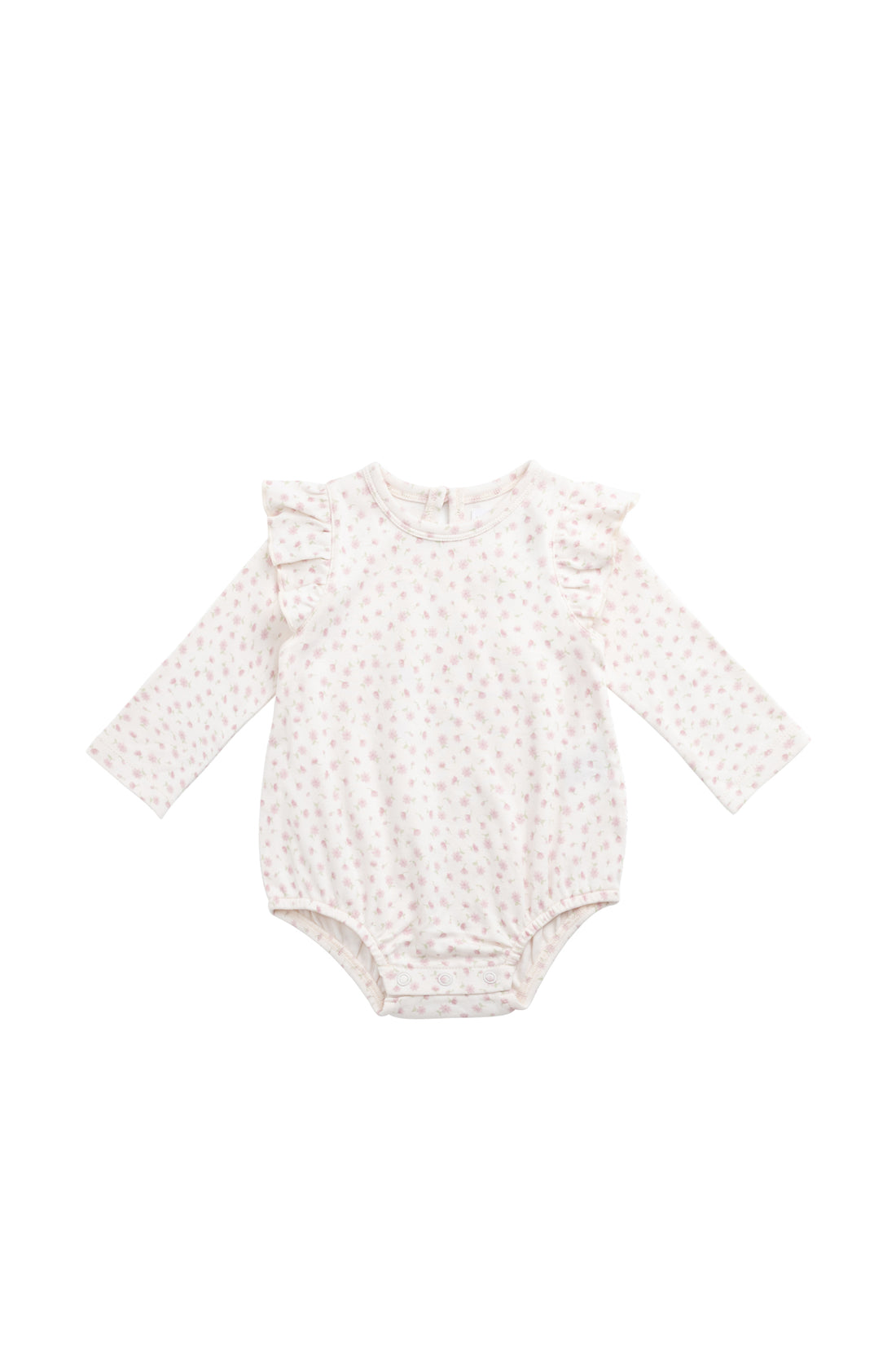 Organic Cotton Kinley Playsuit - Victoria Blush Childrens Playsuit from Jamie Kay NZ