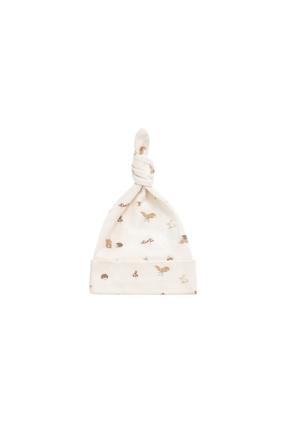 Organic Cotton Knot Beanie - Forest Gathering Childrens Beanie from Jamie Kay NZ