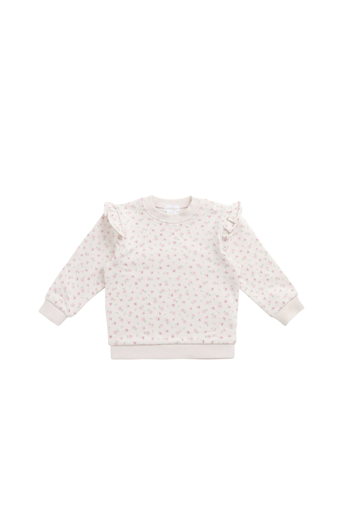 Organic Cotton Lilith Sweatshirt - Victoria Blush Childrens Top from Jamie Kay NZ