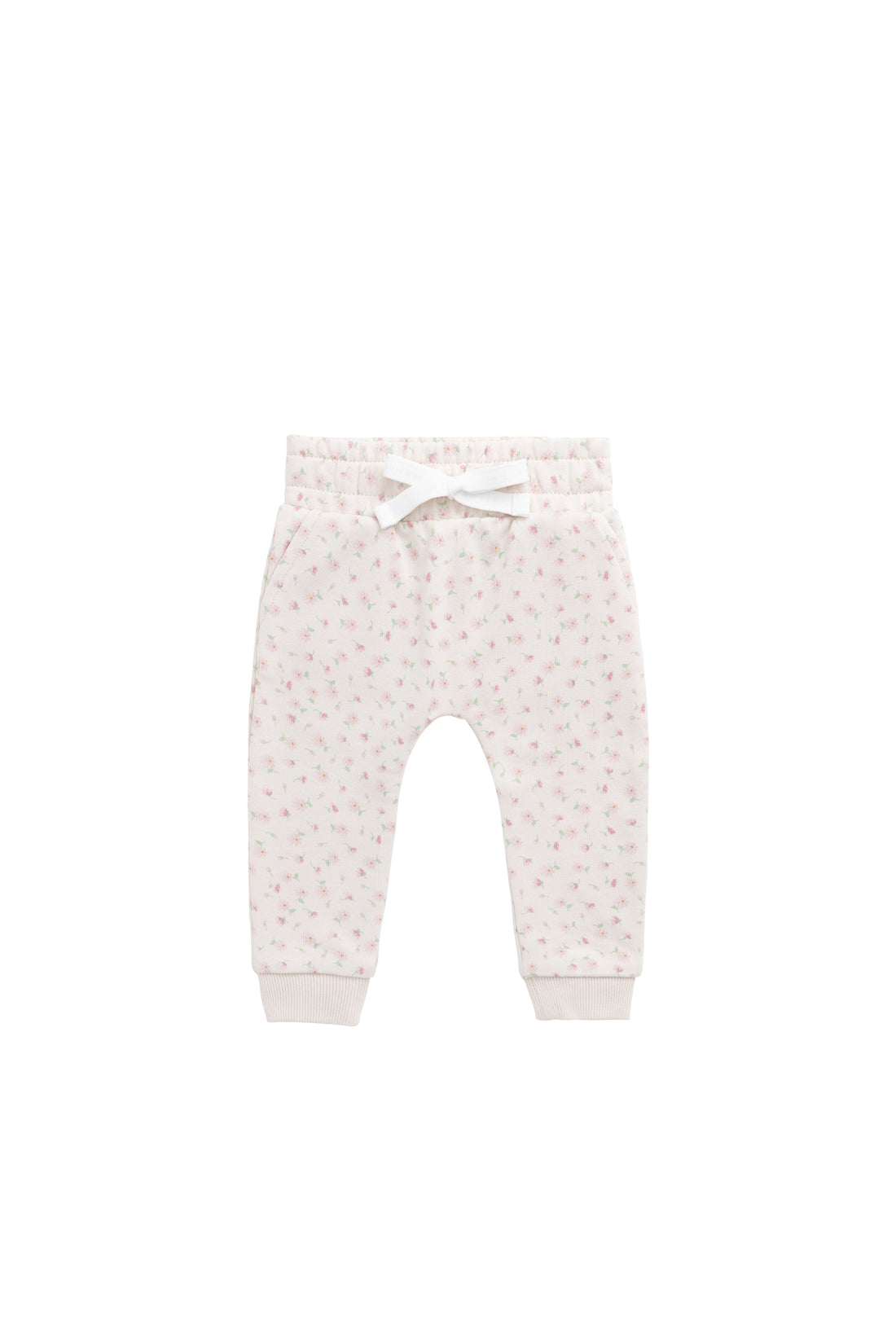 Organic Cotton Lilith Track Pant - Victoria Blush Childrens Pant from Jamie Kay NZ