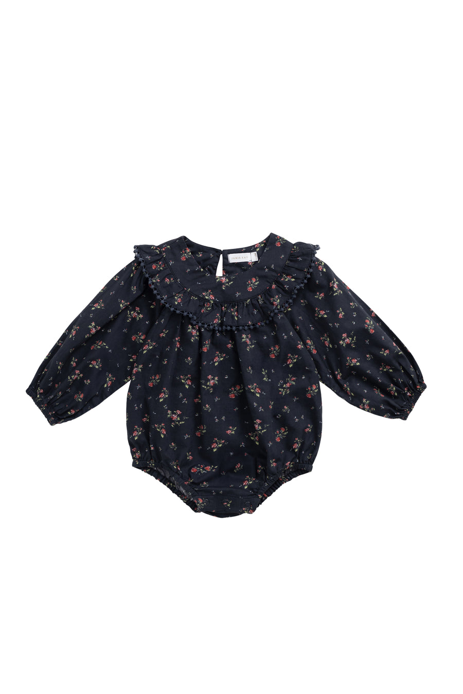 Organic Cotton Malia Playsuit - Bianca Noir Childrens Playsuit from Jamie Kay NZ