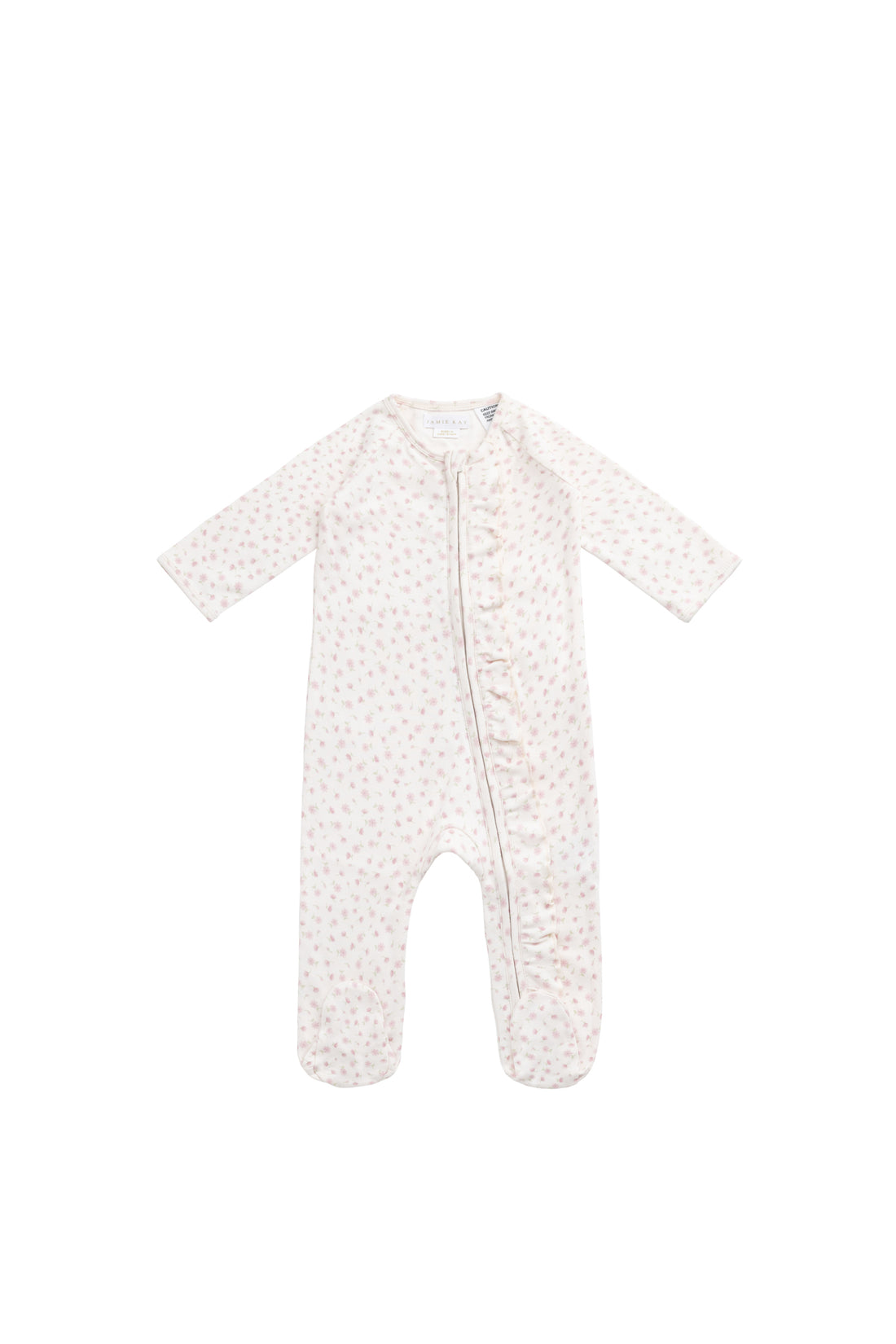 Organic Cotton Melanie Onepiece - Victoria Blush Childrens Onepiece from Jamie Kay NZ