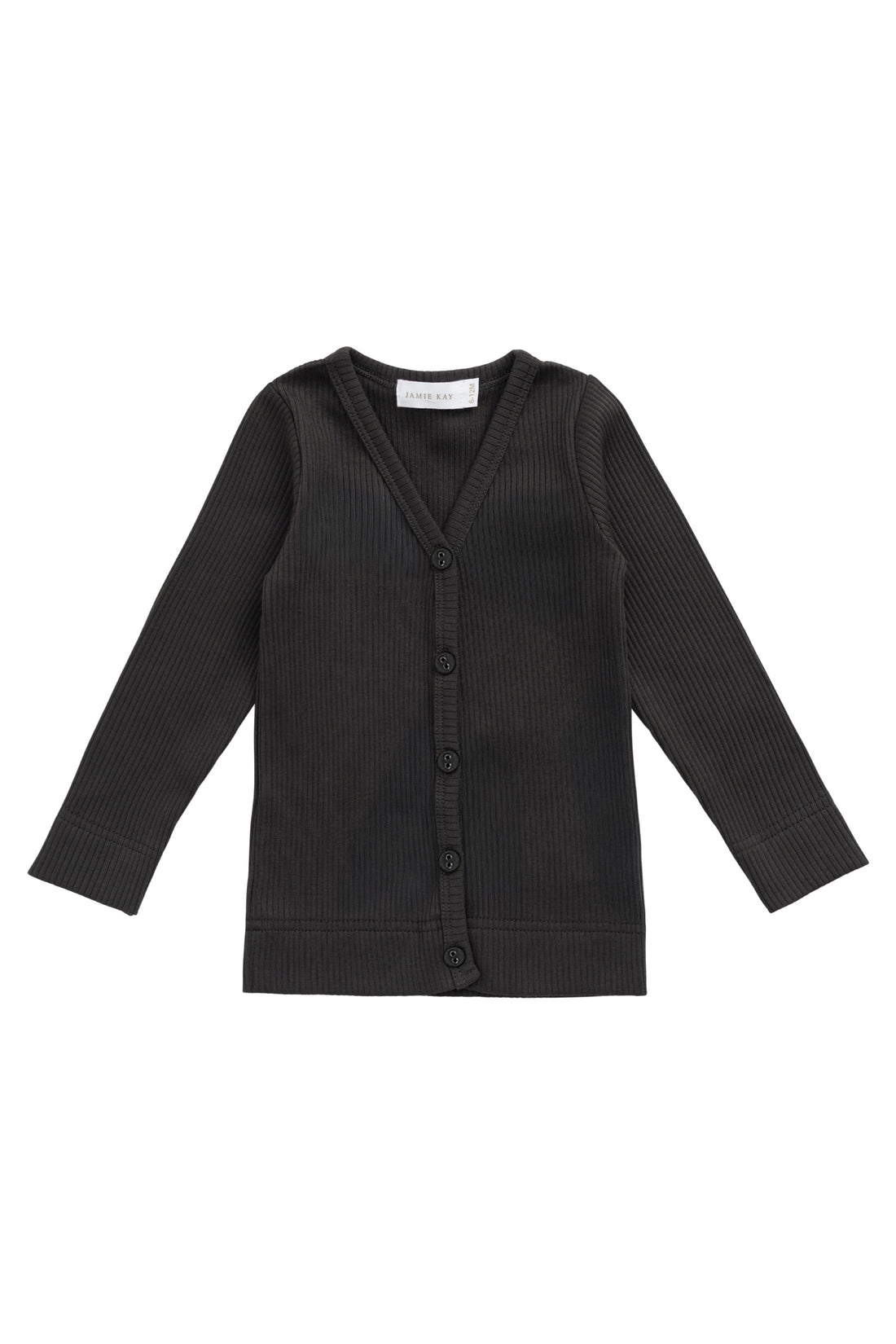 Organic Cotton Modal Cardigan - Bistre Childrens Cardigan from Jamie Kay NZ