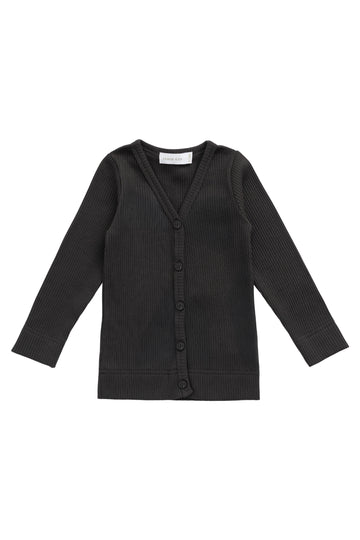 Organic Cotton Modal Cardigan - Bistre Childrens Cardigan from Jamie Kay NZ