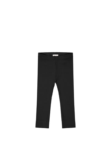 Organic Cotton Modal Everyday Legging - Ebony Childrens Legging from Jamie Kay NZ