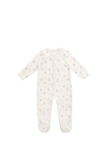 Organic Cotton Murphy Onepiece - Charlies Butterflies Childrens Pyjama from Jamie Kay NZ