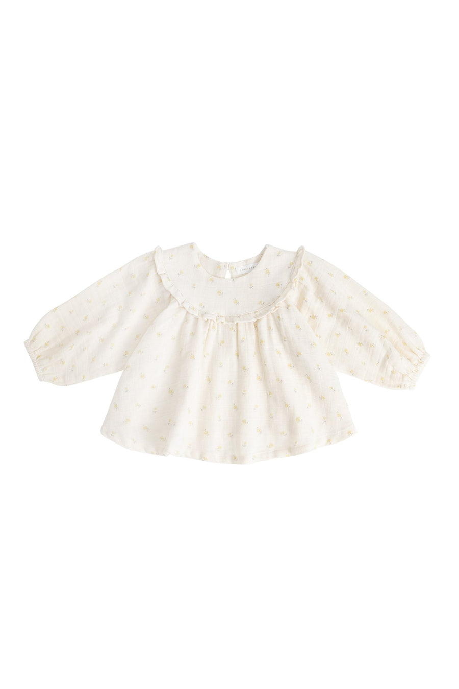 Organic Cotton Muslin Amira Blouse - Vintage Ditsy Childrens Top from Jamie Kay NZ
