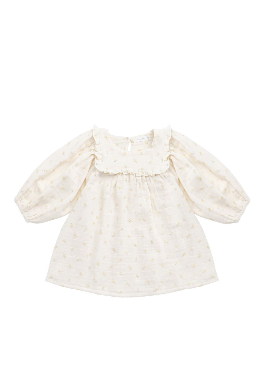 Organic Cotton Muslin Amira Dress - Vintage Ditsy Childrens Dress from Jamie Kay NZ