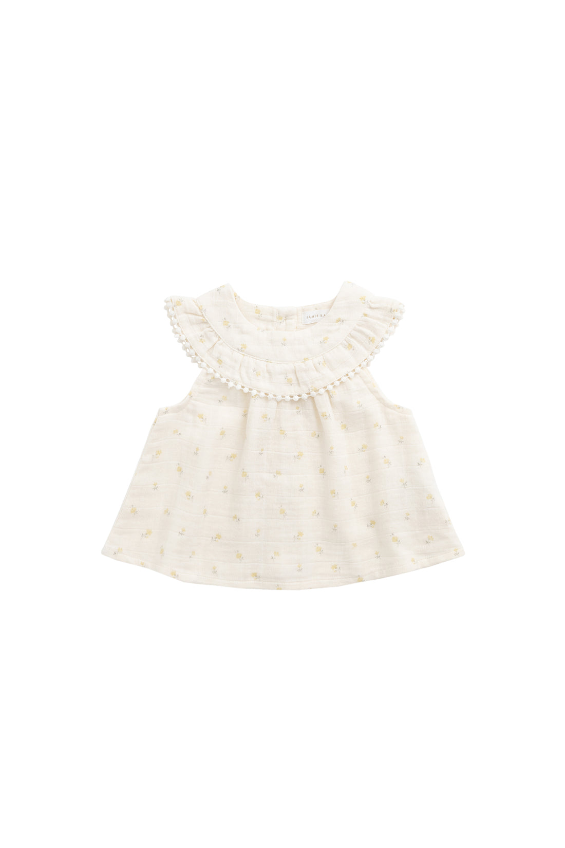 Organic Cotton Muslin Annalise Top - Vintage Ditsy Childrens Top from Jamie Kay NZ