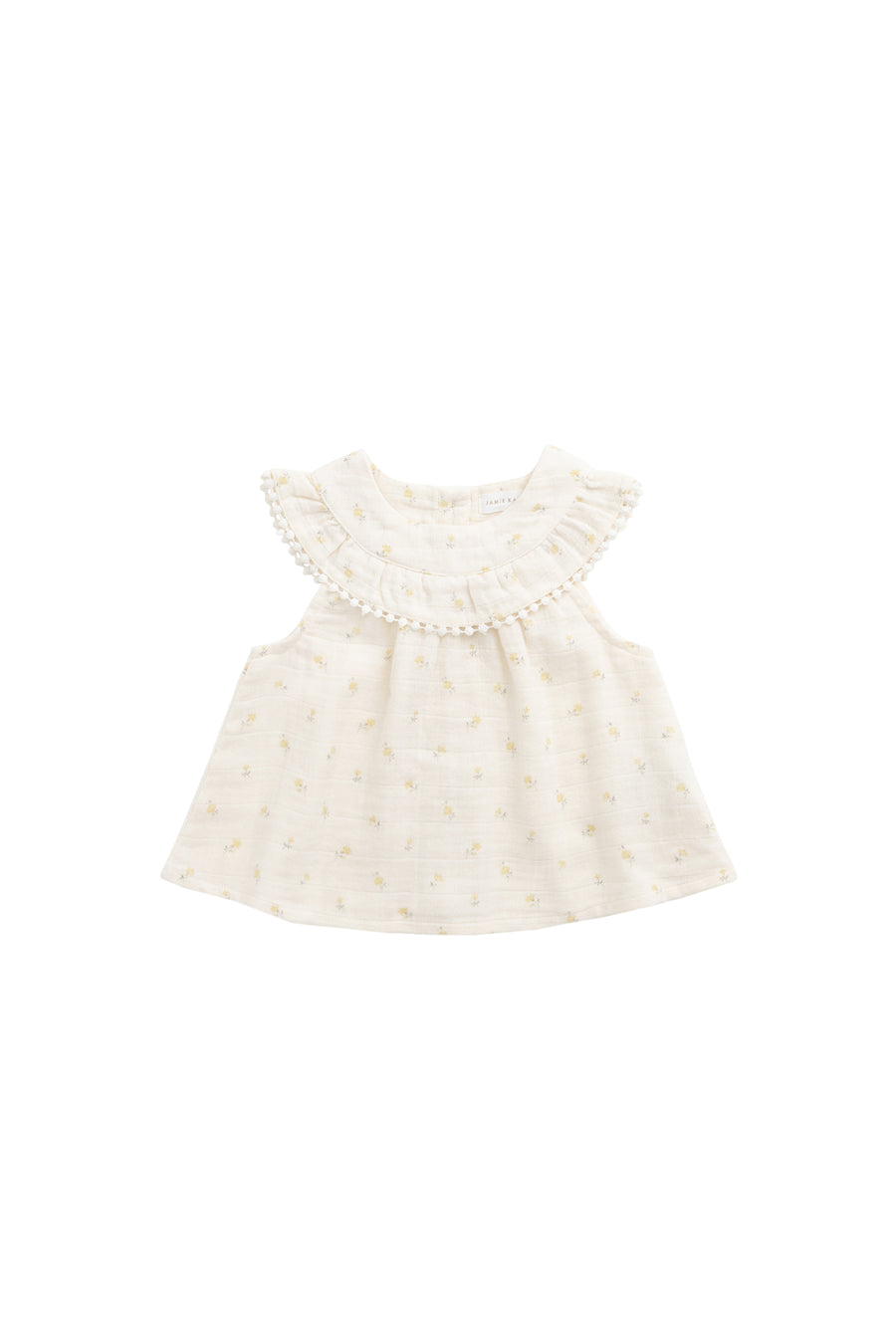 Organic Cotton Muslin Annalise Top - Vintage Ditsy Childrens Top from Jamie Kay NZ