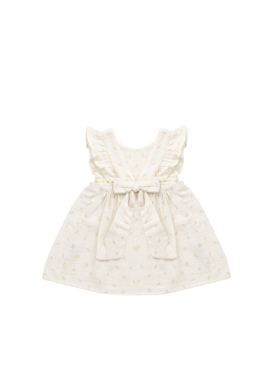 Organic Cotton Muslin Brielle Dress - Vintage Ditsy Childrens Dress from Jamie Kay NZ