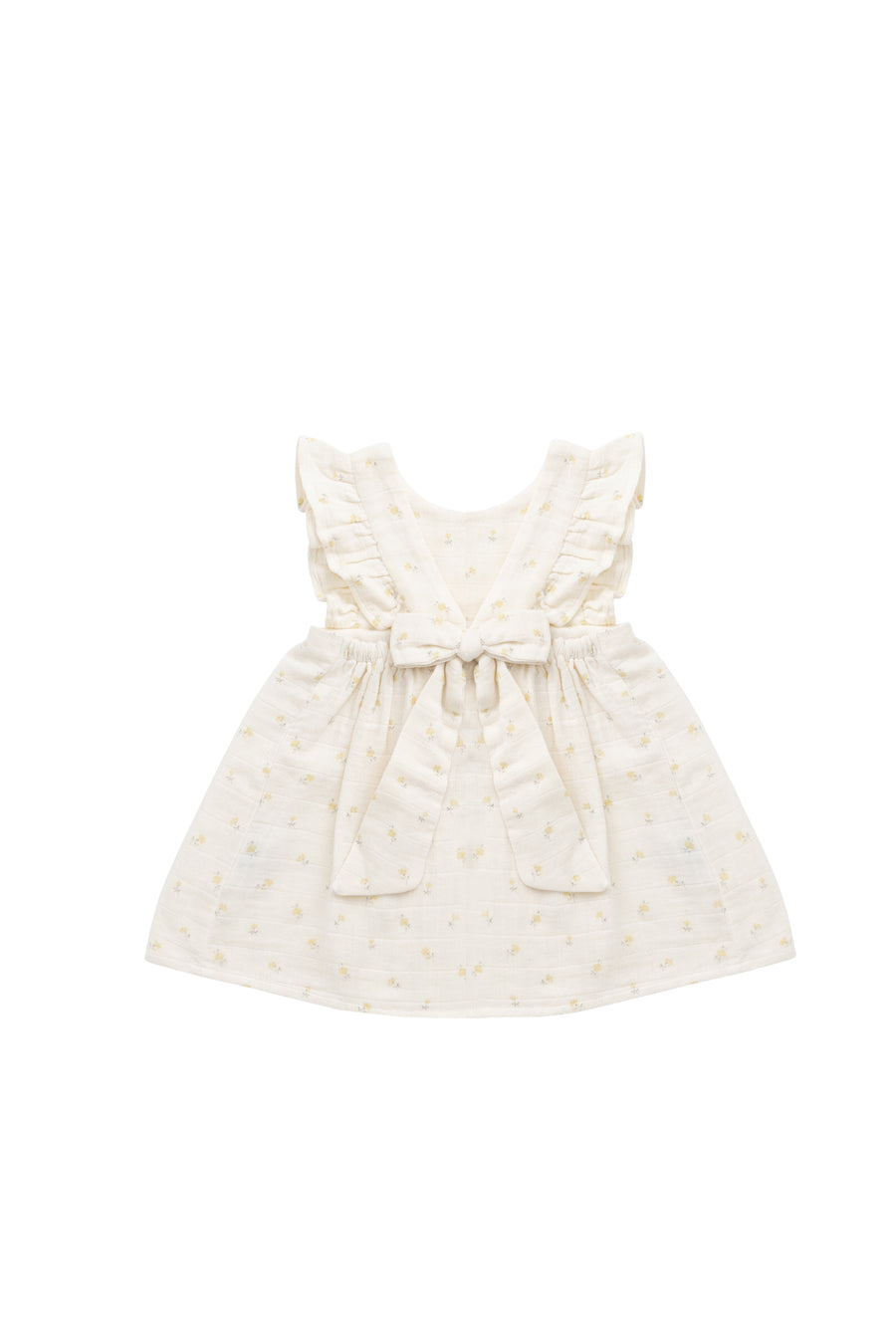 Organic Cotton Muslin Brielle Dress - Vintage Ditsy Childrens Dress from Jamie Kay NZ