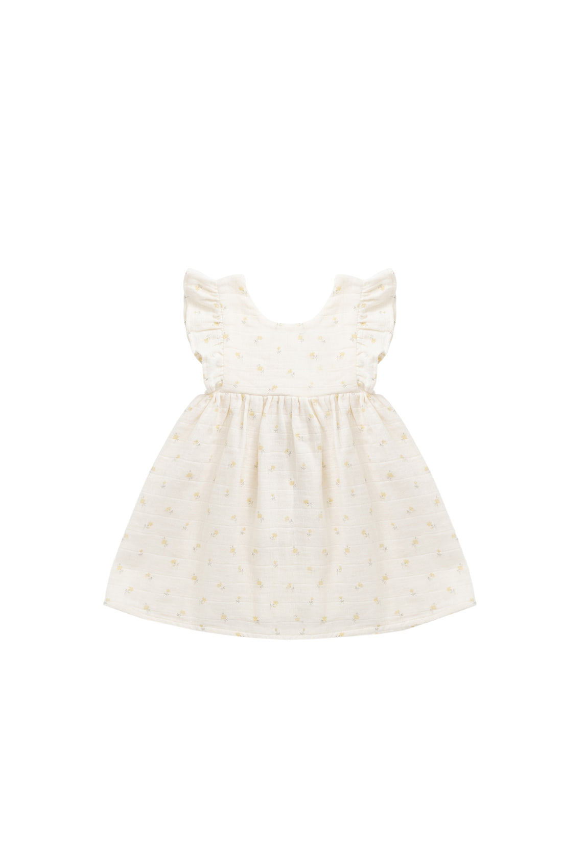 Organic Cotton Muslin Brielle Dress - Vintage Ditsy Childrens Dress from Jamie Kay NZ