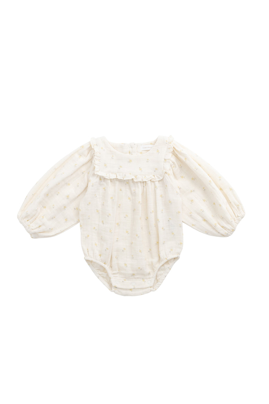 Organic Cotton Muslin Frances Playsuit - Vintage Ditsy Childrens Playsuit from Jamie Kay NZ