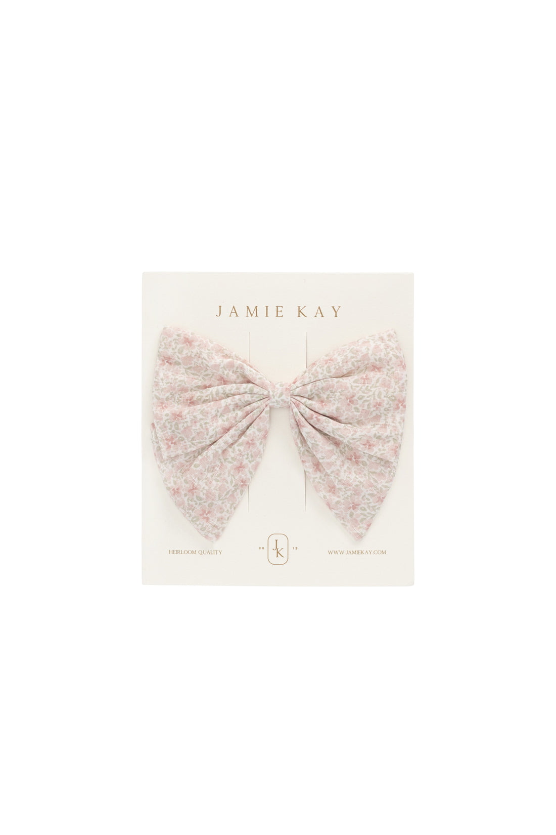 Organic Cotton Myla Bow - Claudette Rose Childrens Bow from Jamie Kay NZ