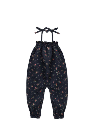 Organic Cotton Myla Jumpsuit - Bianca Noir Childrens Jumpsuit from Jamie Kay NZ