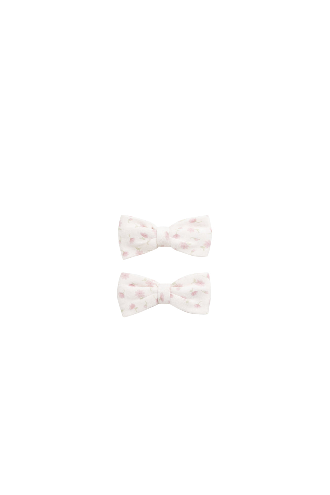 Organic Cotton Noelle 2pk Bow - Victoria Blush Childrens Bow from Jamie Kay NZ