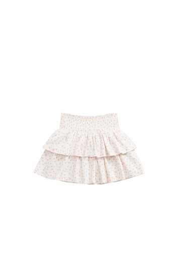 Organic Cotton Ruby Skirt - Victoria Blush Childrens Skirt from Jamie Kay NZ