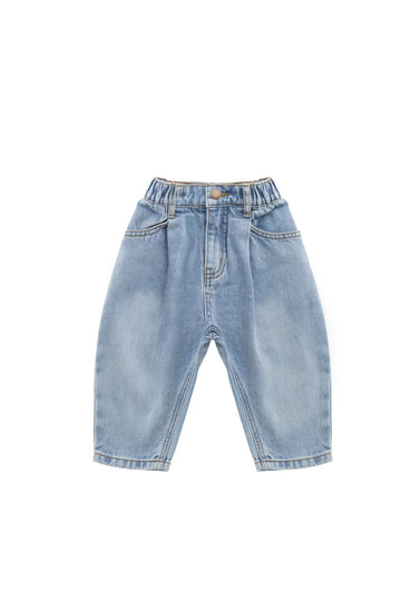 Rueben Pant - Antique Blue Childrens Pant from Jamie Kay NZ