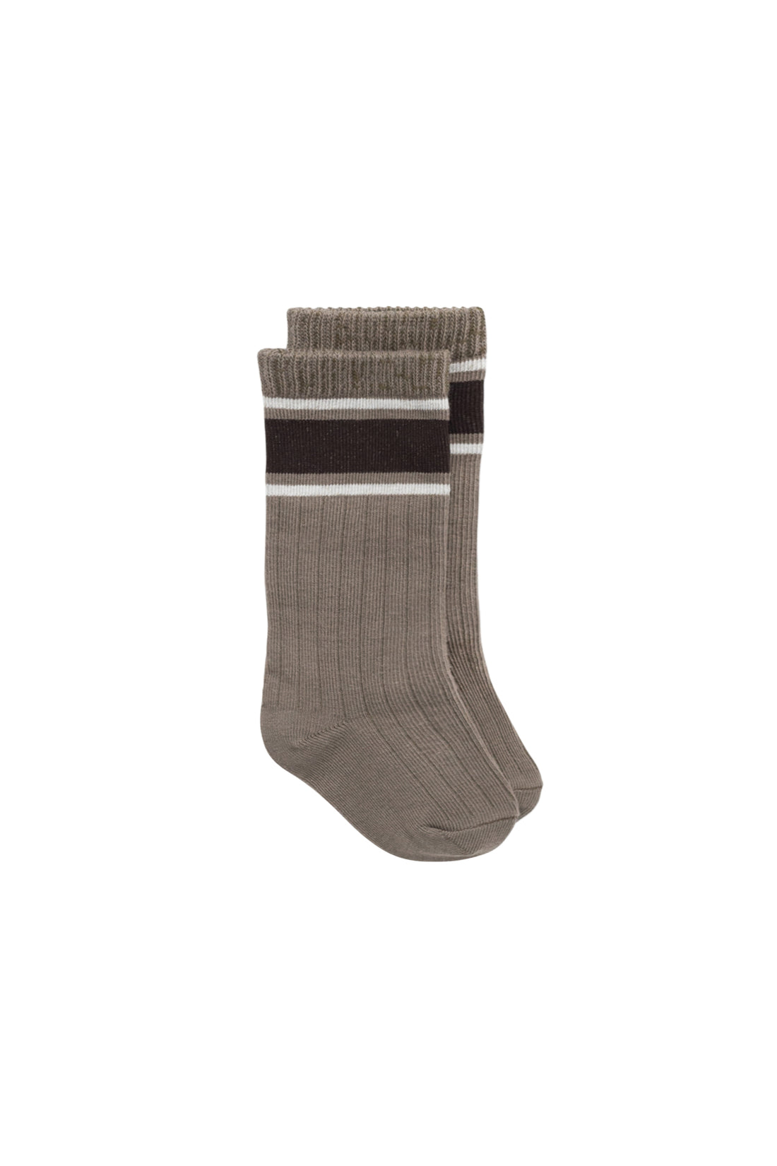 Sporty Sock - Fir Bark/Bistre Childrens Sock from Jamie Kay NZ