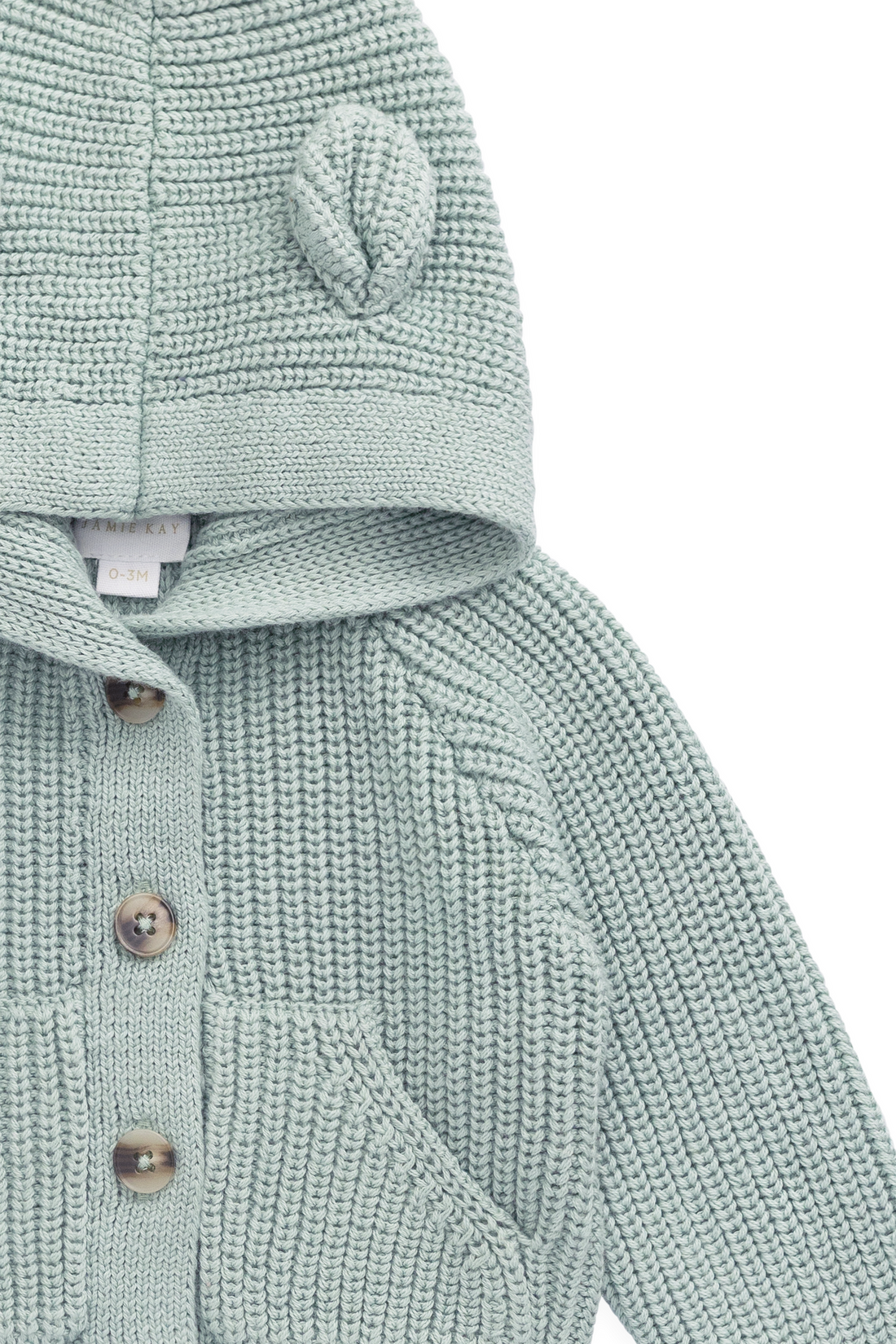 Bear Cardigan - Reef Childrens Cardigan from Jamie Kay NZ