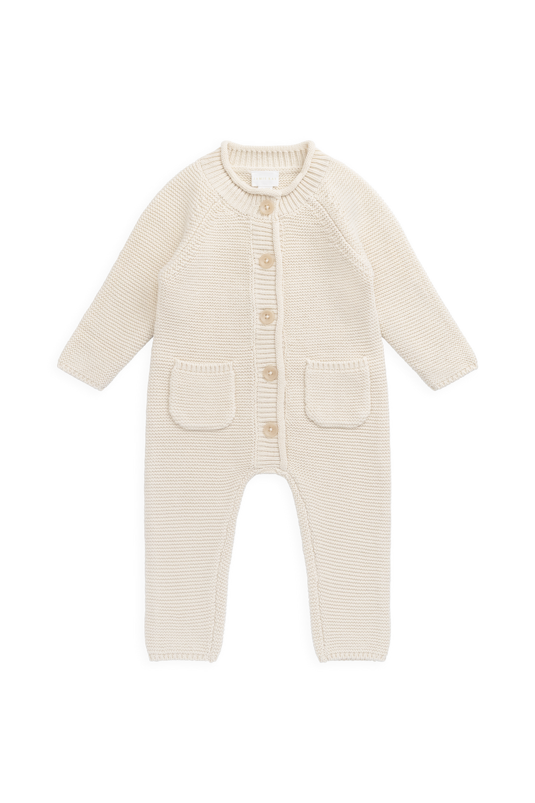 Cameron Knitted Onepiece - Vanilla Childrens Onepiece from Jamie Kay NZ