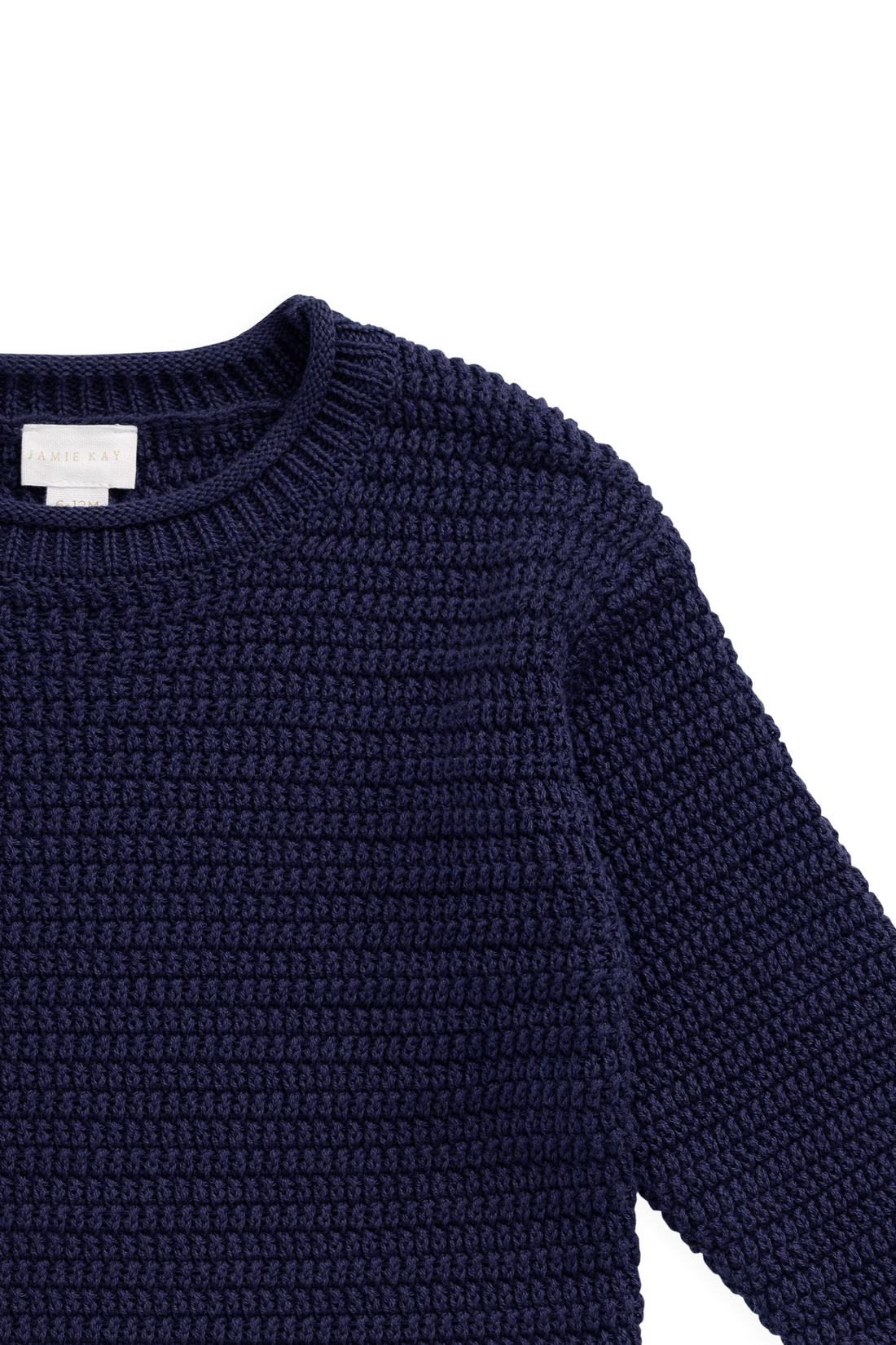 Eugene Knitted Jumper - Marine Childrens Jumper from Jamie Kay NZ