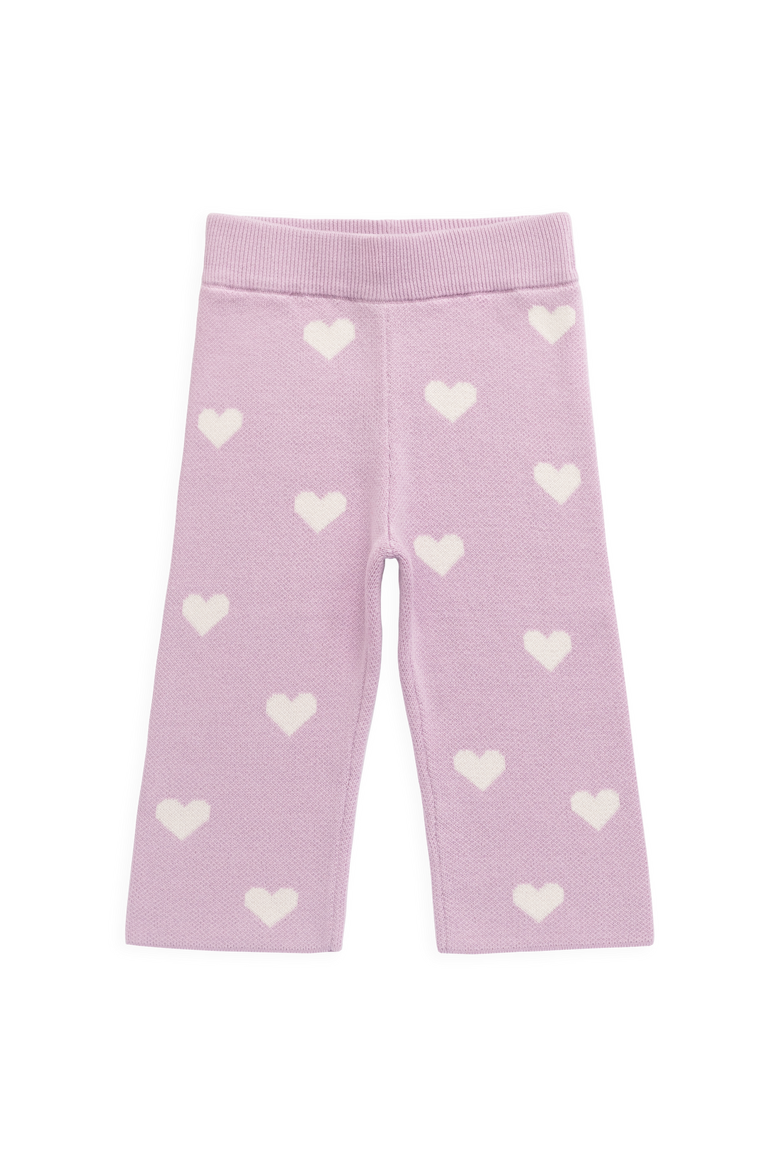 Kayla Pant - Kayla Heart Jacquard Orchid Dream Childrens Pants from Jamie Kay NZ