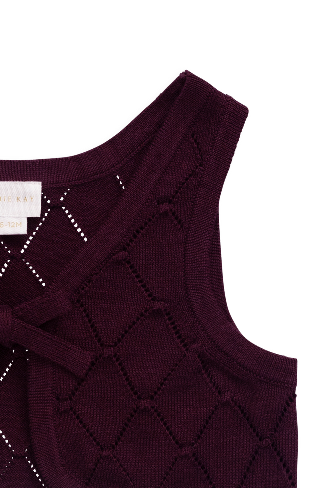 Lilah Knitted Vest - Fig Childrens Vest from Jamie Kay NZ