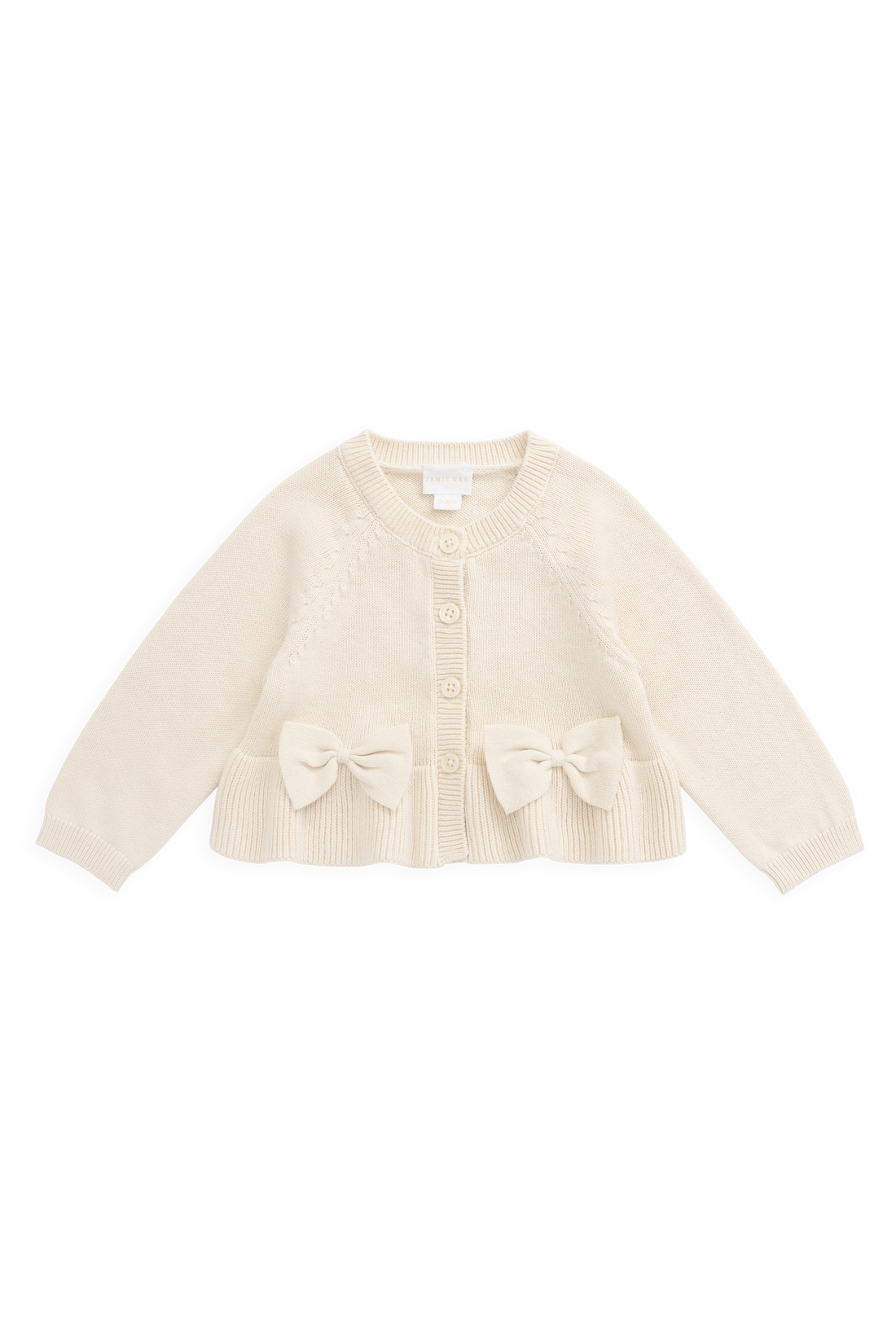 Lyla Cardigan - Vanilla Childrens Cardigan from Jamie Kay NZ