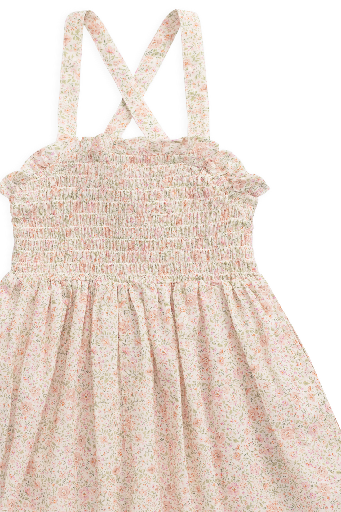 Organic Cotton Arabella Jumpsuit - Flora Pink Childrens Onepiece from Jamie Kay NZ