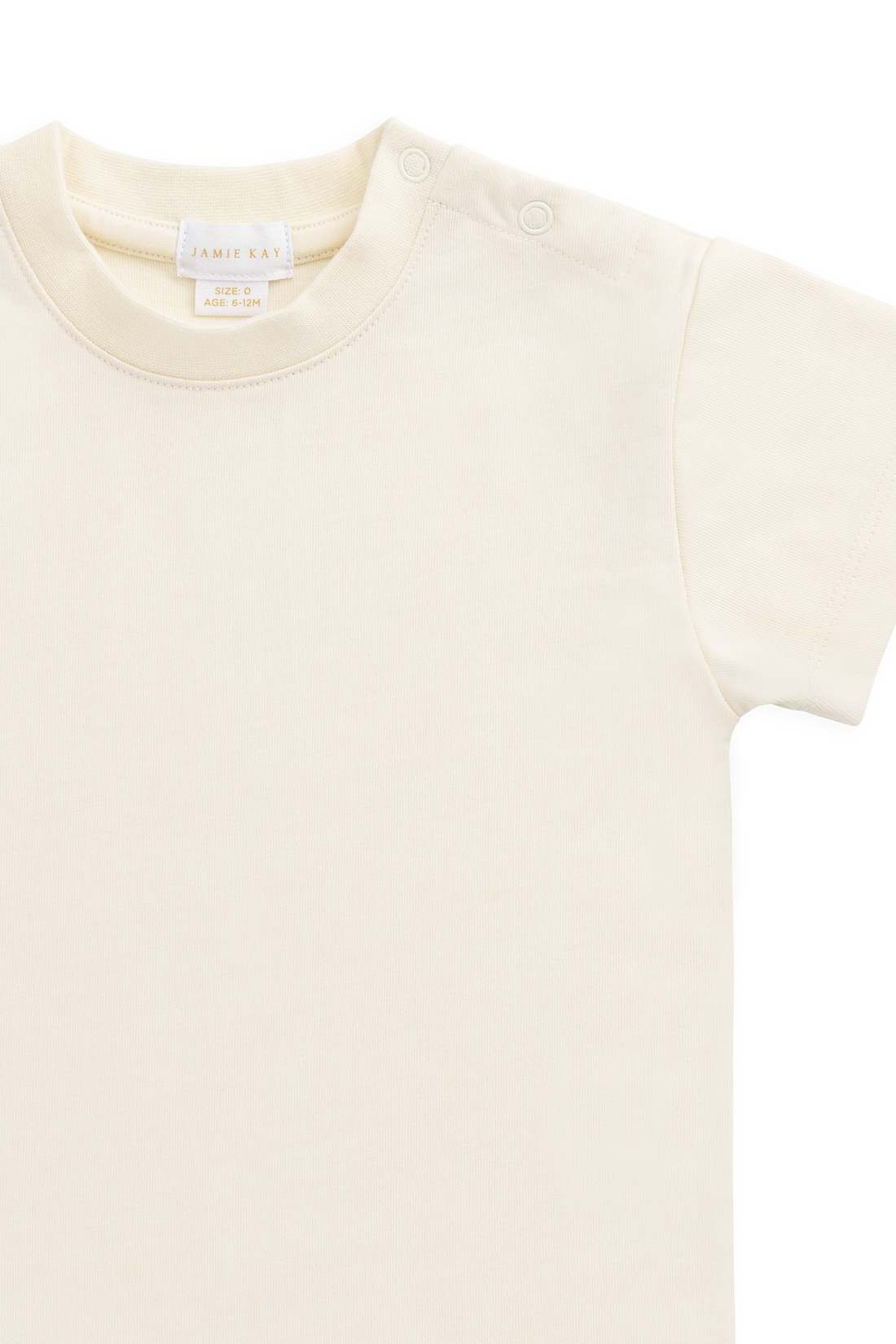 Organic Cotton Bjorn Tee - Cloud Childrens Top from Jamie Kay NZ