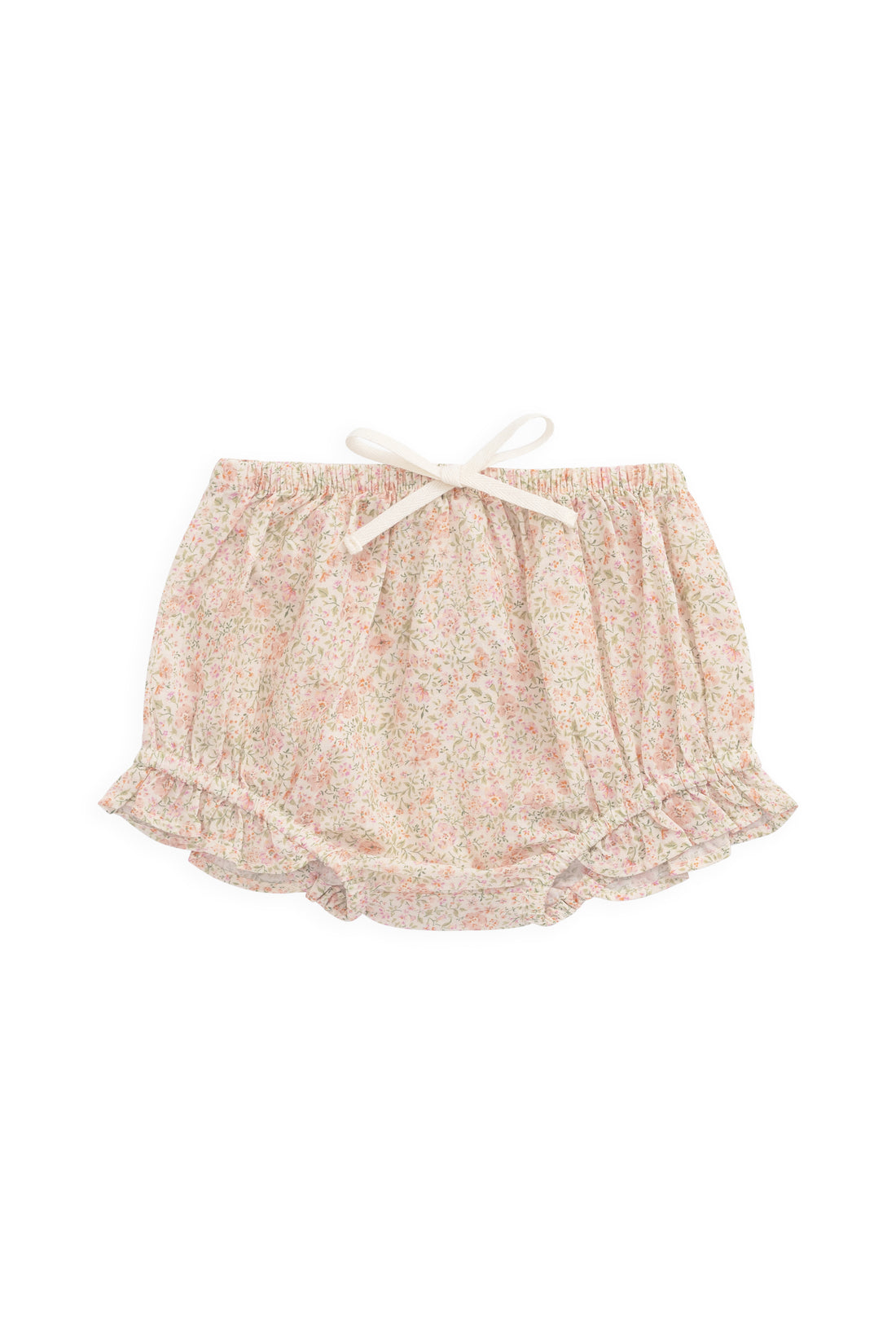 Organic Cotton Frill Bloomer - Flora Pink Childrens Bloomer from Jamie Kay NZ