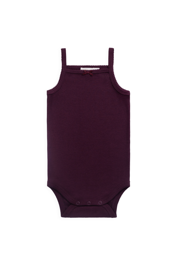 Organic Cotton Modal Laylin Singletsuit - Fig Childrens Bodysuit from Jamie Kay NZ