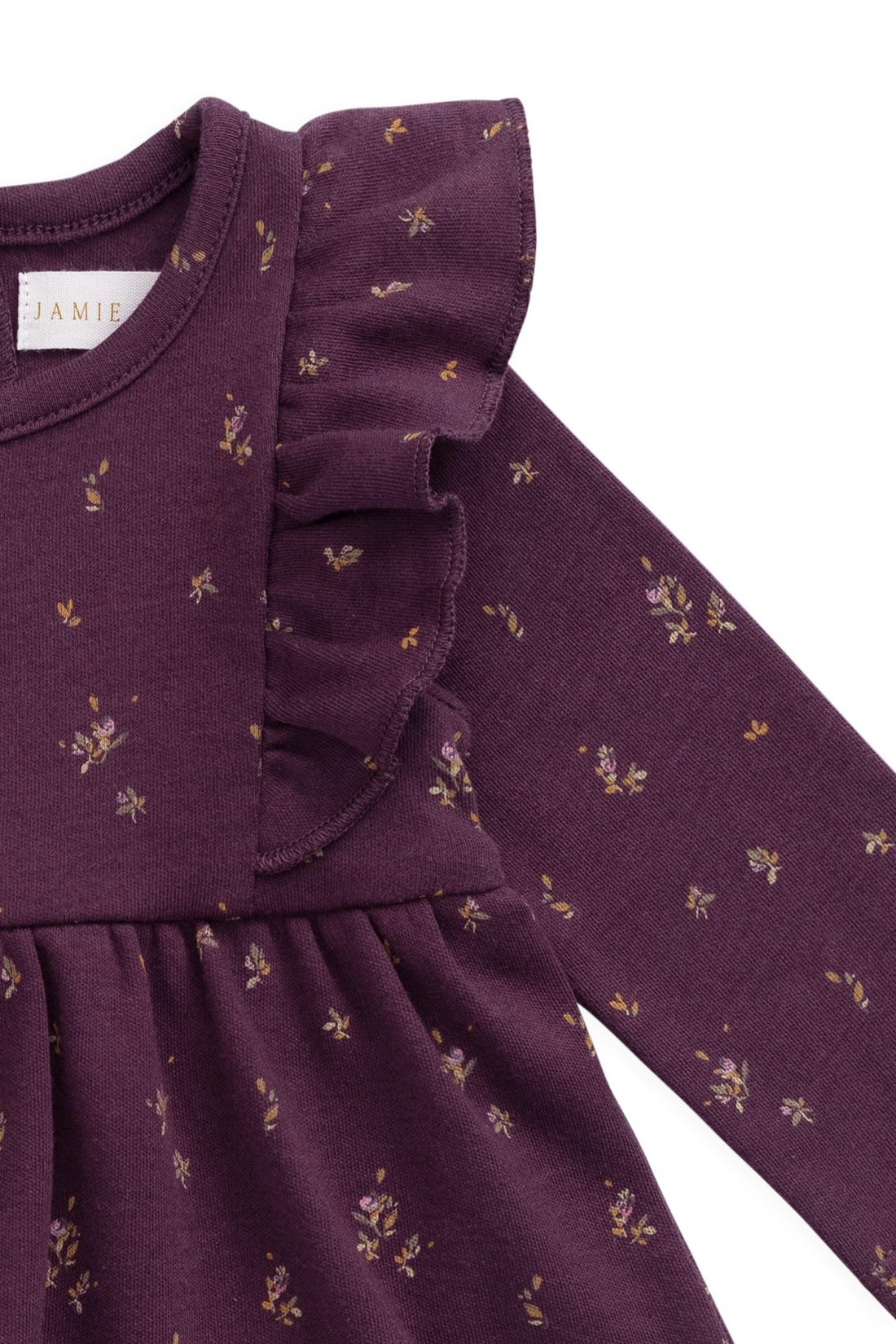 Organic Cotton Vivienne Playsuit - Dina Fig Childrens Playsuit from Jamie Kay NZ