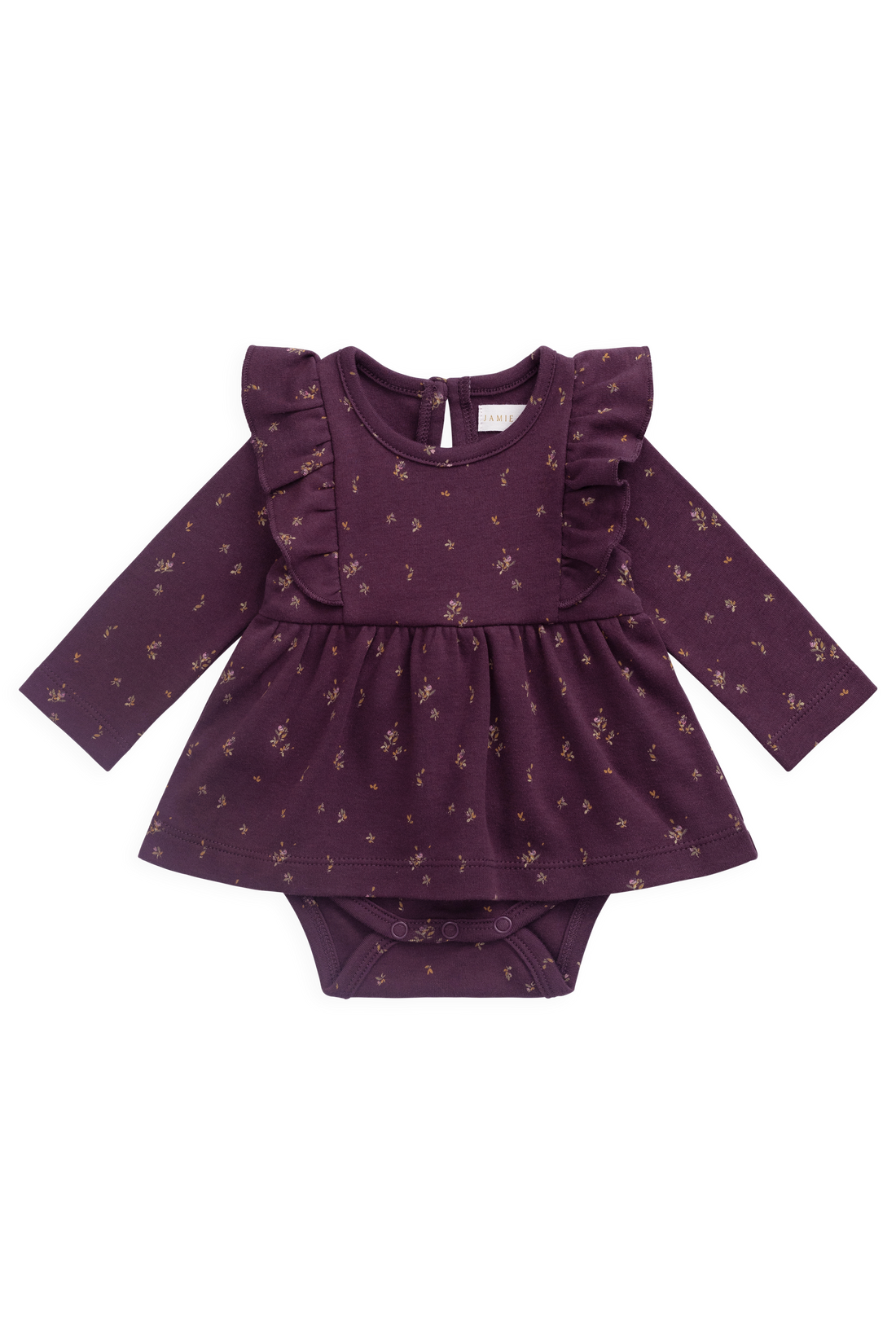 Organic Cotton Vivienne Playsuit - Dina Fig Childrens Playsuit from Jamie Kay NZ
