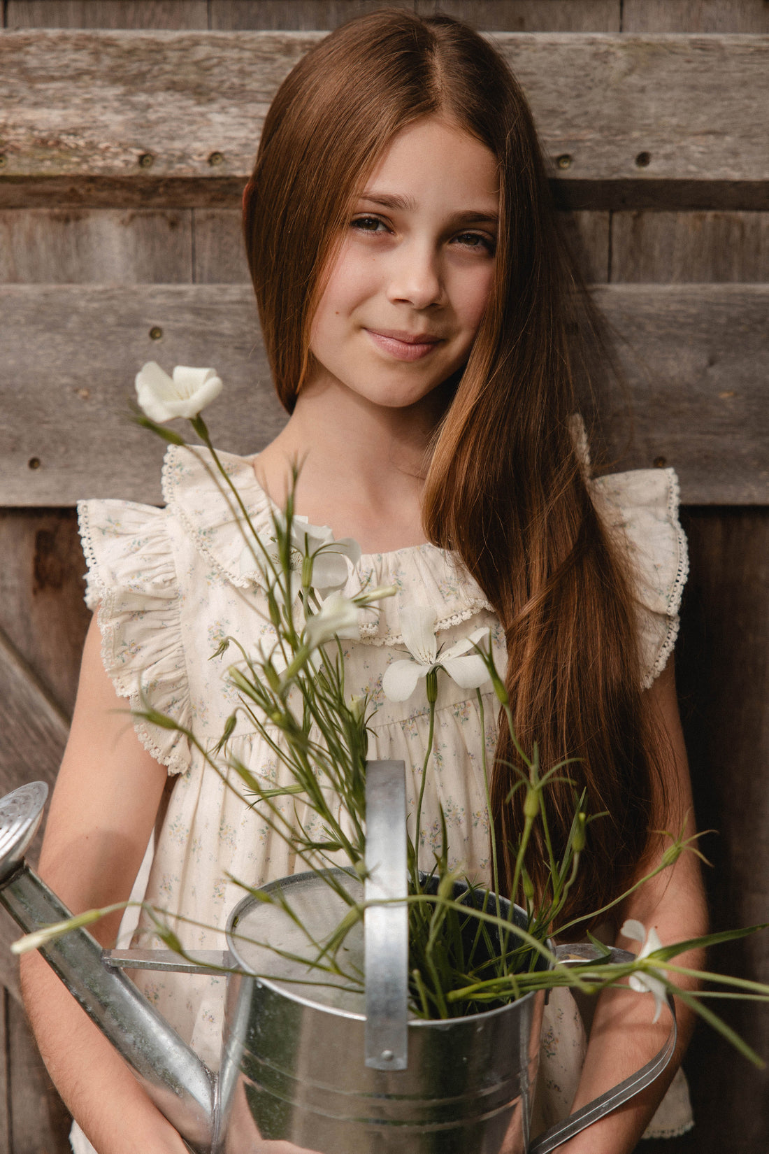 Organic Cotton Banks Blouse - Justine Orchid Childrens Top from Jamie Kay NZ