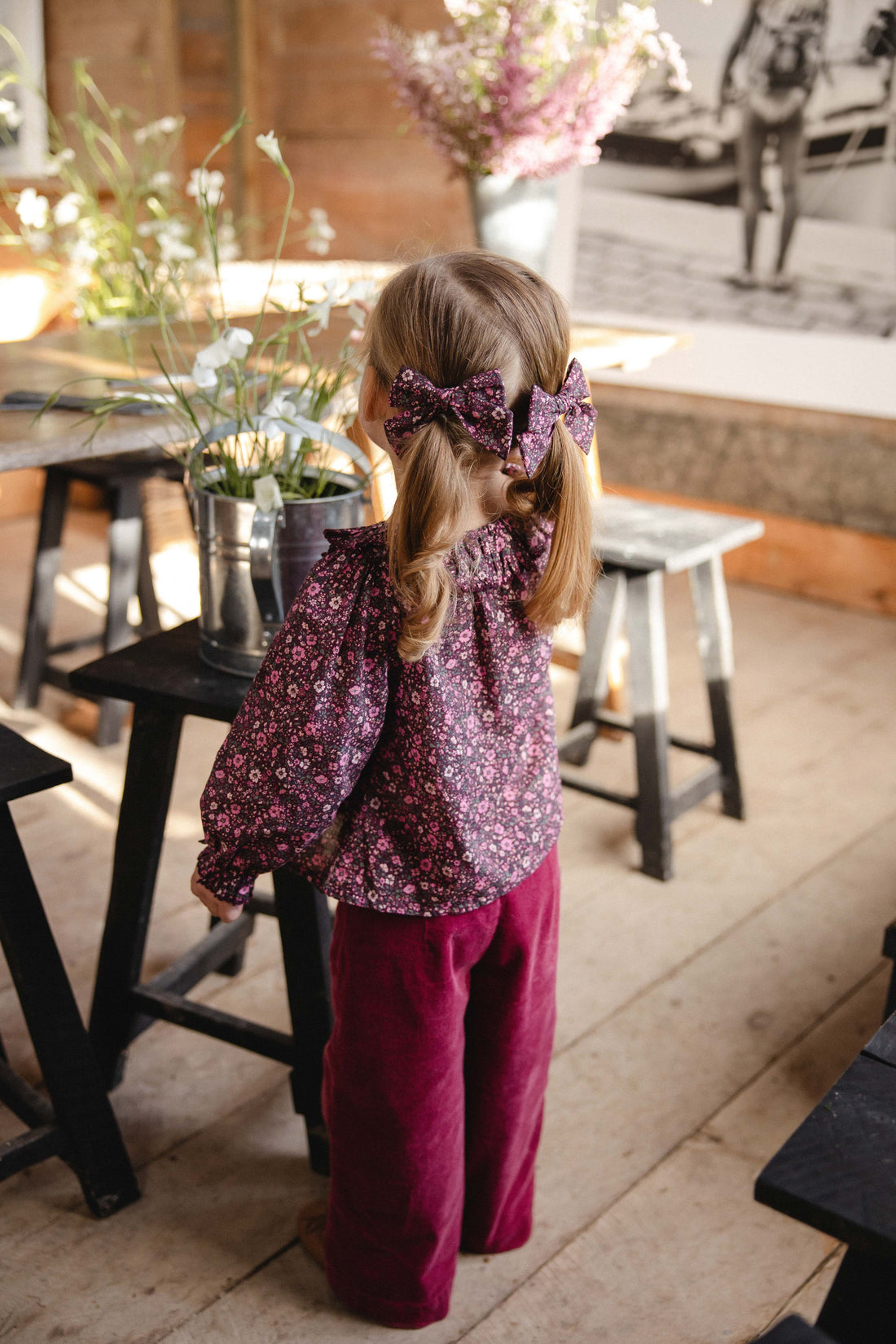 Acacia Pant - Rose Petal Childrens Pant from Jamie Kay NZ