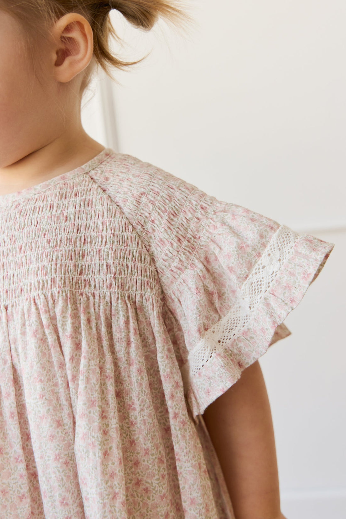 Organic Cotton Malia Dress - Claudette Rose Childrens Dress from Jamie Kay NZ