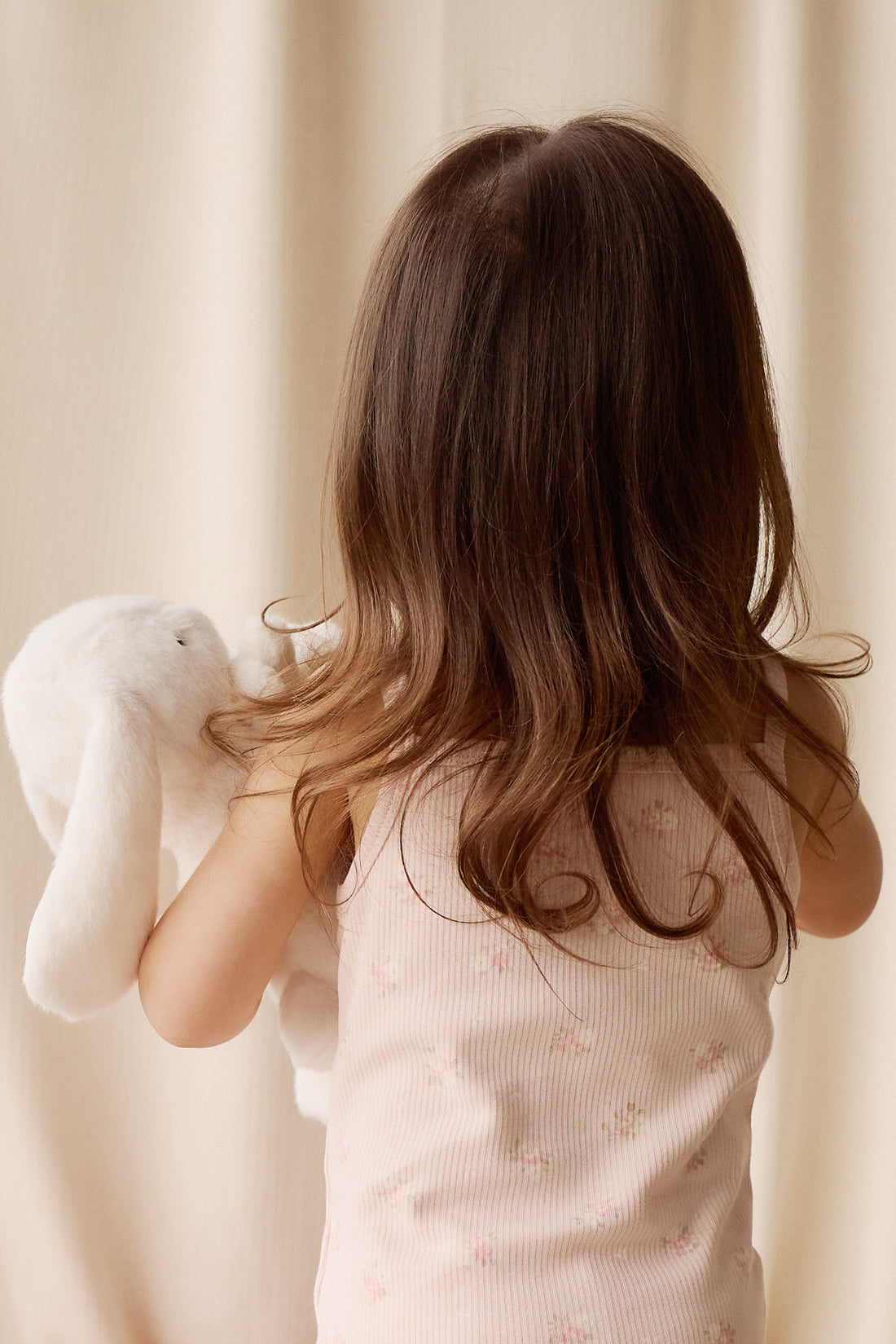 Organic Cotton Fine Rib Isla Singlet Pyjama Set - Simone Morganite Childrens Pyjama from Jamie Kay NZ